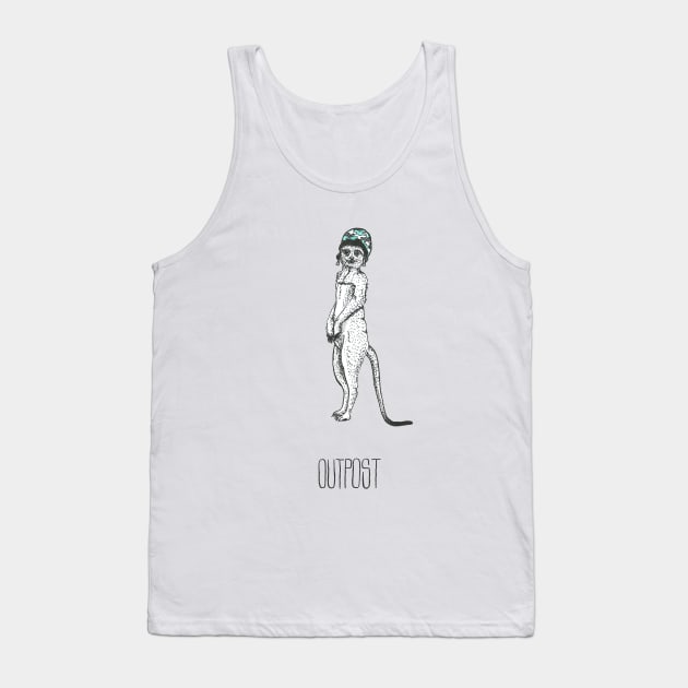 Meerkat outpost Tank Top by Créa'RiBo